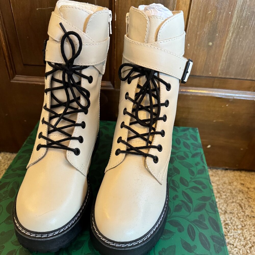 Matisse Leather Combat Boots